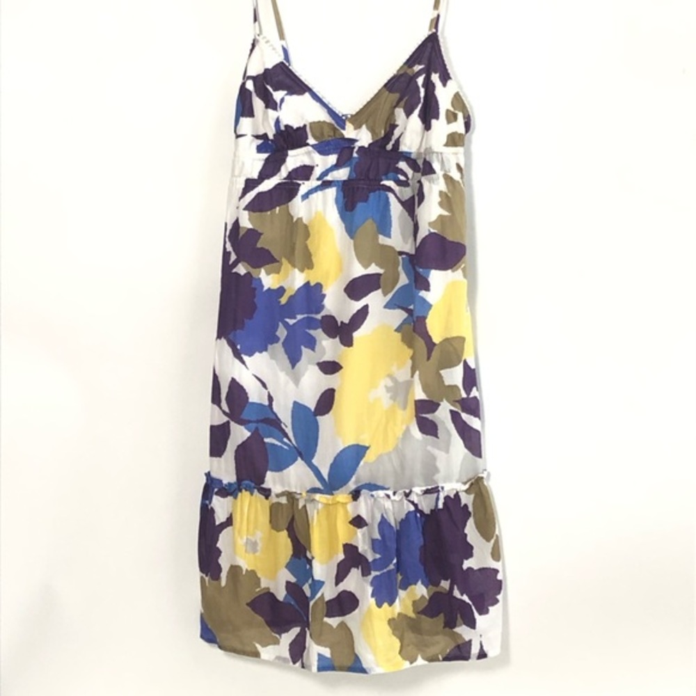 American Eagle floral sundress with Pom-Pom trim